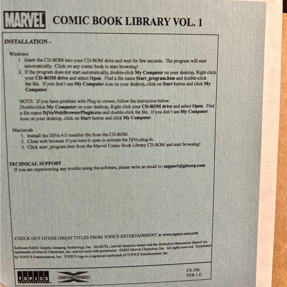 Marvel Comic Book Library • 2003 • CD-ROM • 100 Marvel Comics in Digital Format - Picture 11 of 11